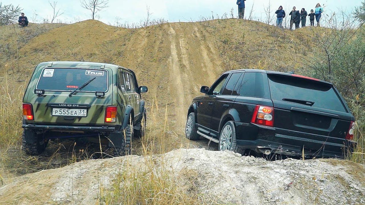 Как стонет RANGE ROVER | Поспорил с НИВОЙ БРОНТО смотреть онлайн