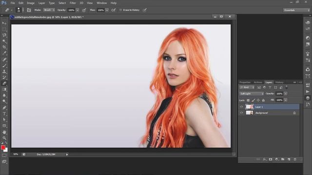 Как изменить цвет волос в фотошопе? [Самый простой способ]