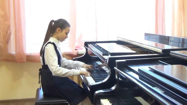 Цветкова Аксинья. Г. Свиридов. Пьеса - си минор. 12 лет. смотреть онлайн