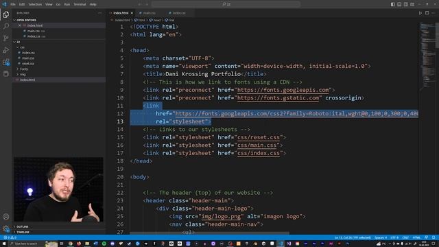 GOOGLE FONTS GDPR COMPLIANCY | 2023 | Learn HTML and CSS Full Course for Beginners смотреть онлайн