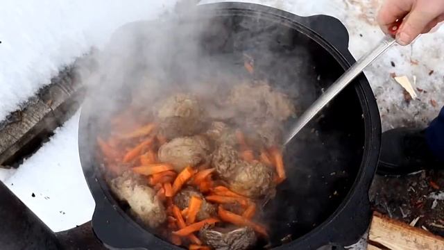 Нутовый плов с ребрами и карбонатом смотреть онлайн