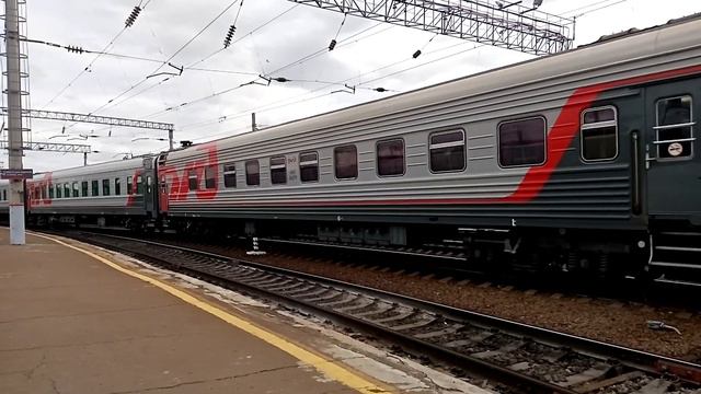 ЭП1М-689 с поездом №474 Самара Анапа смотреть онлайн