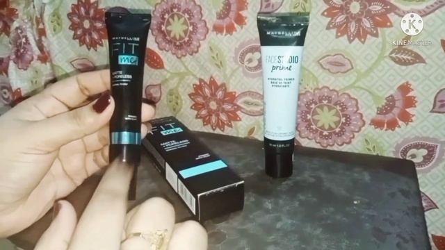 Maybelline Fit Me Matte & poreless Primer / Face Studio primer || Review || Life with Khizra Naz | смотреть онлайн