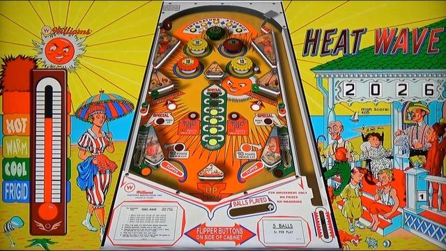 Heat Wave (Williams, 1964) Visual Pinball 9 смотреть онлайн