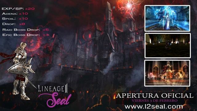 LINEAGE 2 SERVER - L2 Seal - APERTURA VIERNES 3 DE FEBRERO смотреть онлайн