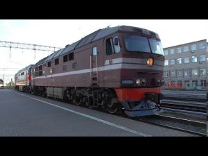сцепка ТЕП70-0195/0549  с поездом №083