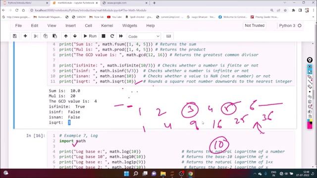 [PY 3] In built functions and math module in Python смотреть онлайн