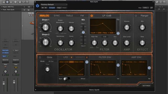 Logic Pro X - Video Tutorial 47 - Retro Synth and the Basics of Synthesis смотреть онлайн