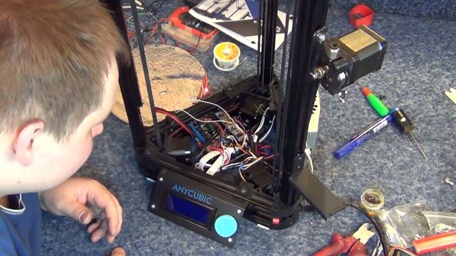 Как 3D принтер собирал гибрид anycubic & micromake_0002 смотреть онлайн