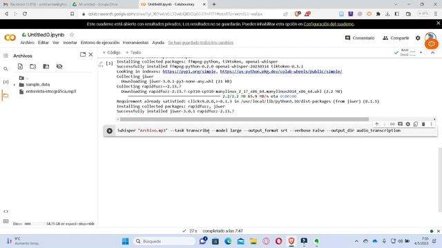 Whisper (OpenAI) para Transcripciones смотреть онлайн