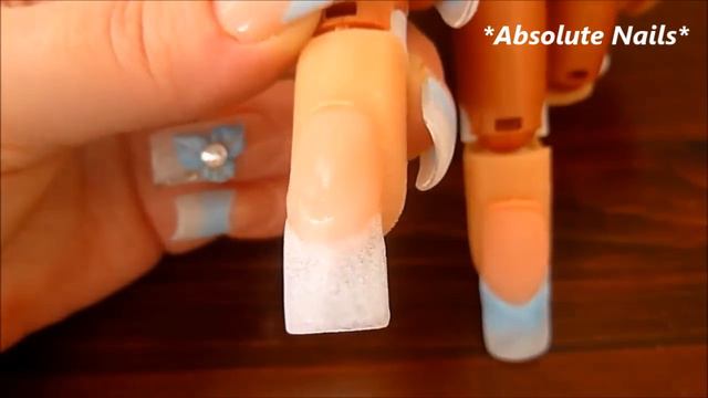 DIAMONDS IN THE BLUE SKY ACRYLIC NAILS USING NAIO | ABSOLUTE NAILS смотреть онлайн