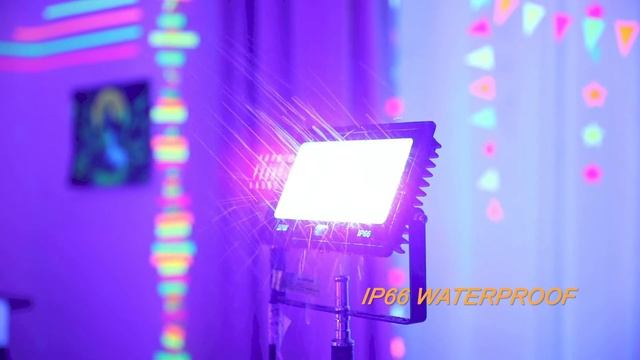 Onforu 50W LED Black light for Glow in The Dark смотреть онлайн