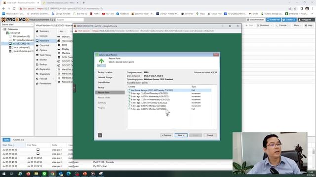 Veeam Backup Free – Restore to PROXMOX PVE смотреть онлайн