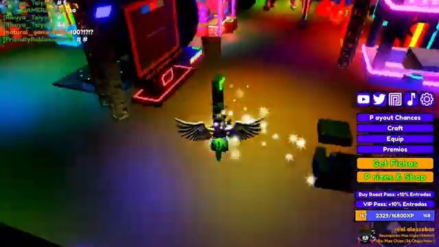 Chip rain de 9999 robux en arcade island X! 14 veses Haz3mn en roblox смотреть онлайн