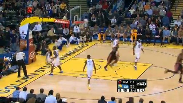 NBA (10/01/2012) - Mario Chalmers Steal of the Night смотреть онлайн