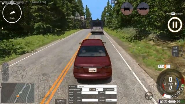 Сюжет BeamNG.drive | 4 часть | Обгонял , залип в телефон и не заметил машину, вот так смотреть онлайн