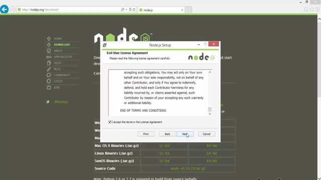 4 Installing Node js on Windows in Node JS training course in Urdu and Hindi смотреть онлайн