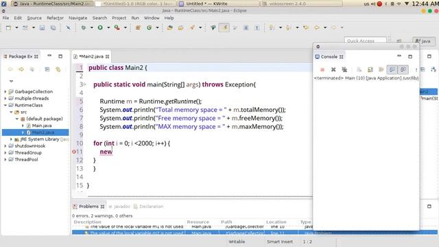 143 Java advanced Runtime Class كلاس وقت التنفيذ смотреть онлайн