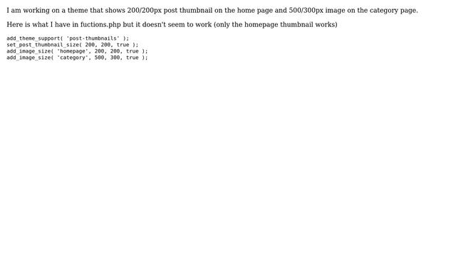 Wordpress: Post Thumbnails multiple sizes смотреть онлайн