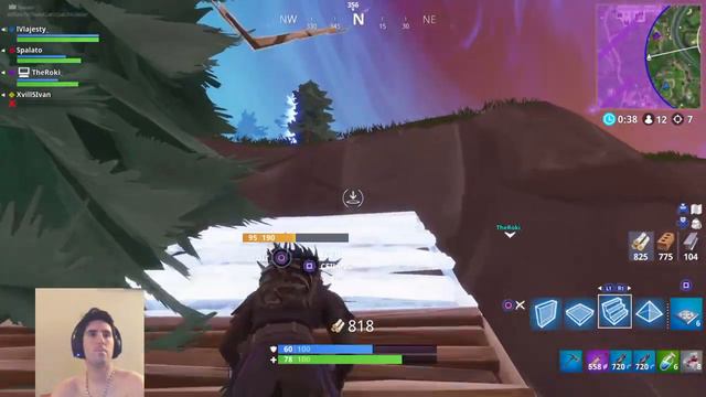 Fortnite Friday with New SKIN! / Goal 1100 subs / Season 4 - Live Broadcast by Spalato #198 смотреть онлайн
