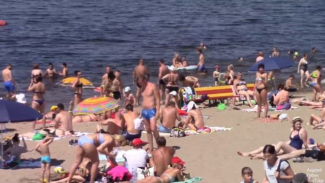 Самара. Набережная Волги. Наконец то пришла жара (04.07.2020) смотреть онлайн