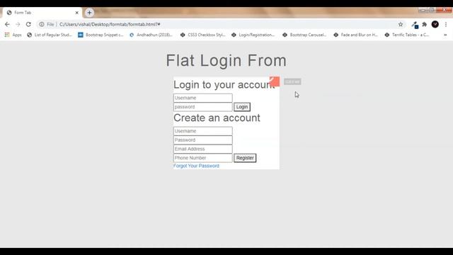 Multi-Step Toggle Login Form Using HTML CSS & Jquery | Vishweb Design смотреть онлайн