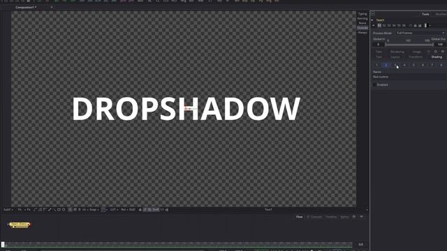 Drop shadow in Fusion 8 смотреть онлайн