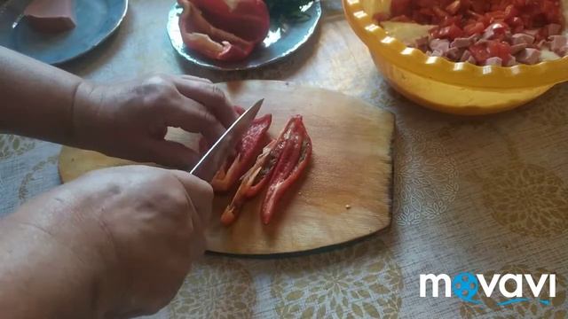 Мини-пицца на скорую руку.