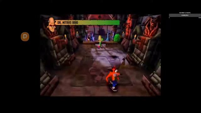ЖOПА ГОРИТ... ААА 》Crash Bandicoot 1 (эмулятор пс 1). #4 смотреть онлайн