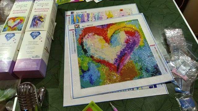 Алмазная мозаика Оригами, отзыв после сборки