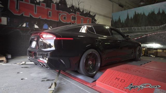 KHARTUNERZ - Kia Stinger 3.3TT AWD Dyno 320AWHP 380WTQ - Vivid Racing - Agency Power смотреть онлайн