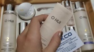 корейская люксовая косметика, набор от ohui на увлажнение