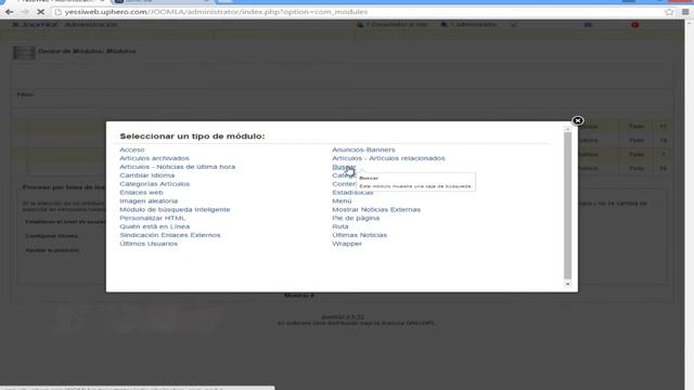 INDEX te dice como "Activar el Módulo BUSCAR en JOOMLA" смотреть онлайн