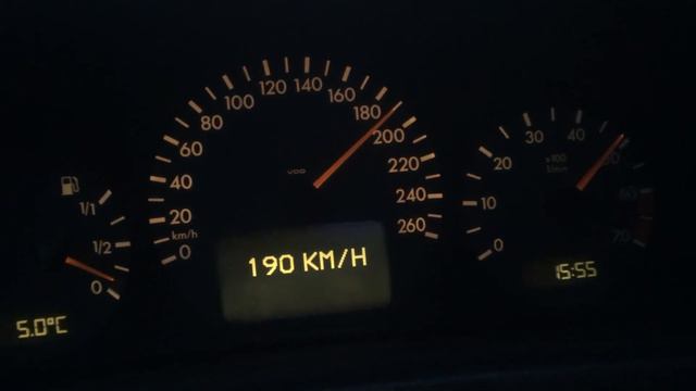 Mercedes W208 CLK 230 Kompressor Acceleration (100-230km/h) смотреть онлайн