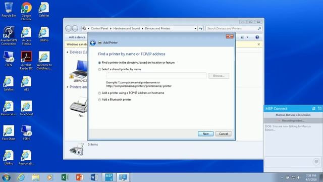 Active Directory Add Network Printer смотреть онлайн