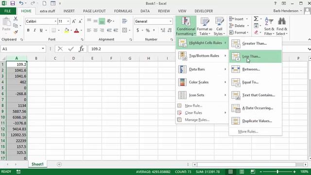 how to turn negative numbers Red in Excel смотреть онлайн