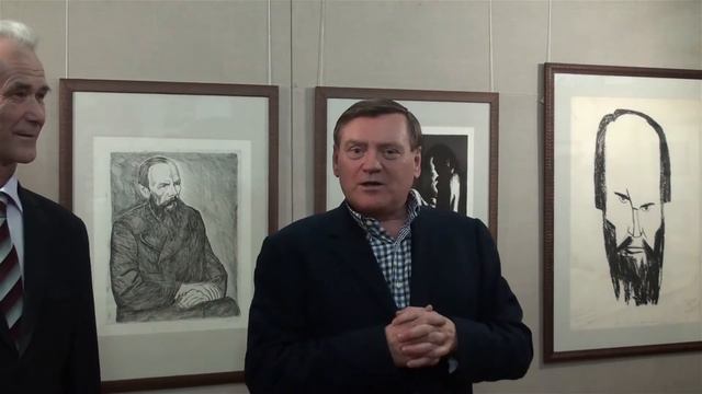 Выставка коллекционера графики Владимира Гурьевича Беликова Тобольск 2013 смотреть онлайн