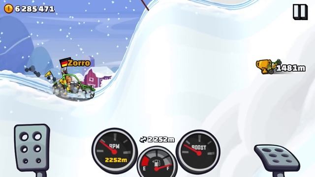 3.762m DUNE BUGGY in RAGING WINTER World Record - Hill Climb Racing смотреть онлайн