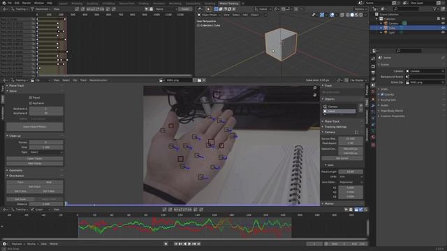 Combine Object and Camera Tracking in Blender [Intermediate] | English смотреть онлайн