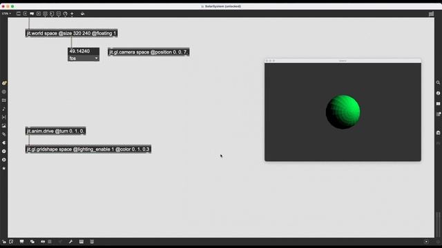 Creating a Solar System #1: Orbits with jit.anim.node - Max/Jitter Tutorial смотреть онлайн