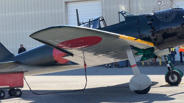 Mitsubishi A6M Zero @planesoffame A6M Zero 零式艦上戦闘機 Amazing Sound of original Sakae engine смотреть онлайн