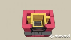 Каминопечь 4*3 кирпича. Подробная порядовка