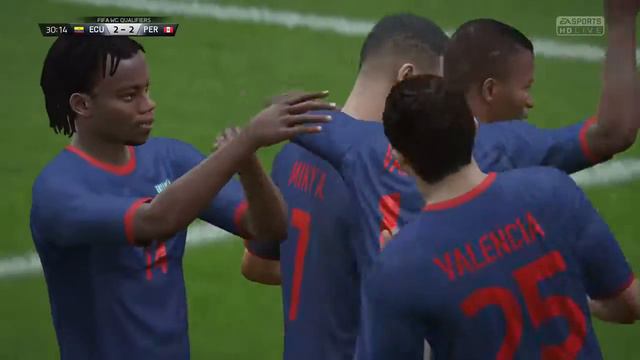 MICHAEL ARROYO TIRO LIBRE FIFA 16 ECUADOR VS PERU смотреть онлайн