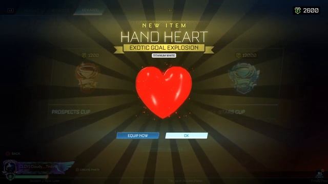 FIRST WHITE HAND HEART ROCKET LEAGUE TOURNEY REWARDS смотреть онлайн