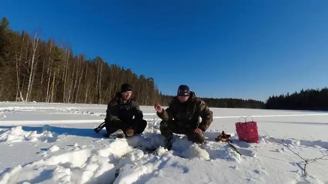 НОЧУЕМ в ИЗБЕ на ТАЁЖНОМ ОЗЕРЕ. ТОЛКАЧ УРАГАН ТАЙГА по ГЛУБОКОМУ СНЕГУ. Проверяем жерлицы. Часть №2 смотреть онлайн