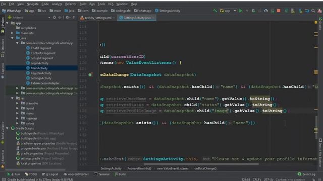 Android Group Chat App using Firebase - retrieve data from firebase android studio tutorial 15 смотреть онлайн