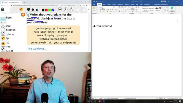 Present Tenses for Future - English Writing Practice - Level A2/B1 смотреть онлайн