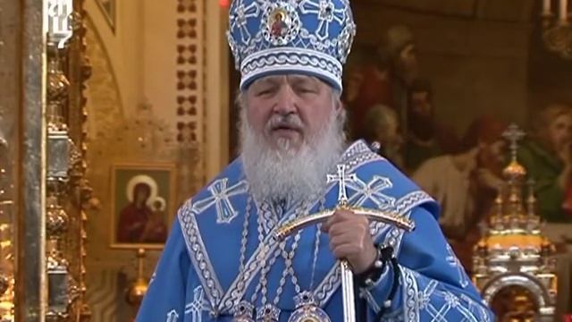 Слово Патриарха перед чудотворной иконой Богородицы смотреть онлайн
