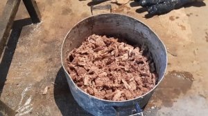 Варим кашу и мясо для ЩЕНКОВ!