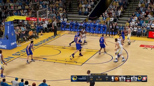 NBA 2K16 Game 67 Warriors @ Knicks 119/98 Oracle Arena , California смотреть онлайн
